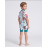 Combinaison anti-UV UPF 80 sticker — manche courte vue 3