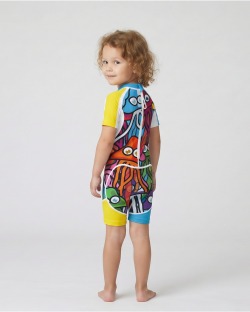 Combinaison anti-UV UPF 80 funnyjelly — manche courte