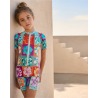Combinaison anti-UV UPF 50+ enfant hawaii — lifestyle vue 1
