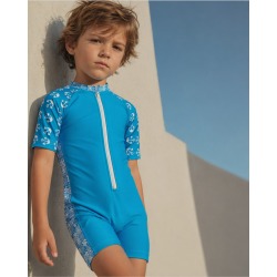 Combinaison anti-UV UPF 50+ enfant ancre — lifestyle