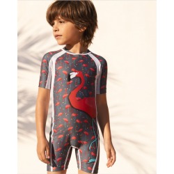 Combinaison anti-UV UPF 80 flamingo — lifestyle