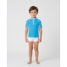 Tee-shirt anti-UV UPF 50+ ancre — FACE MC — manche courte vue 2