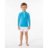 Tee-shirt anti-UV UPF 50+ ancre — FACE ML — manche longue vue 1
