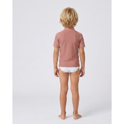Tee-shirt anti-UV UPF 50+ coquillage — DOS MC — manche courte