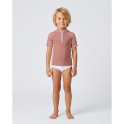 Tee-shirt anti-UV UPF 50+ coquillage — FACE MC — manche courte