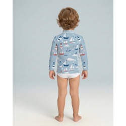 Tee-shirt anti-UV UPF 50+ petitbateau — DOS ML — manche longue
