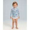 Tee-shirt anti-UV UPF 50+ petitbateau — FACE ML — manche longue vue 1