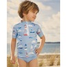 Tee-shirt anti-UV UPF 50+ petitbateau — lifestyle vue 1