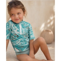 Tee-shirt anti-UV UPF 50+ whales — lifestyle