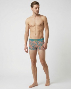 Badeshorts Herren – FEUILLAGE - 1