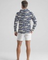 Men's UPF 80 Hooded UV T-shirt – SARDINE - 2 vue 3