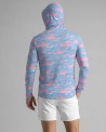 UV-T-Shirt mit Kapuze UPF 80 Herren – SARDINE - 5 vue 3