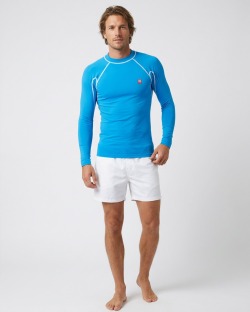 Men's UPF 80 UV T-shirt – PANTONE - 19 — manche longue