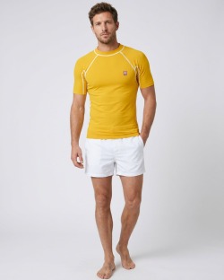 Camiseta Anti-UV UPF 80 Hombre – PANTONE - 20 — manche courte