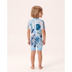 Combinaison anti-UV UPF 80 aloha-blue (blue) — manche courte