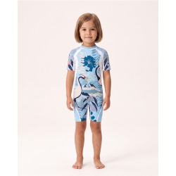Combinaison anti-UV UPF 80 aloha-blue (blue) — manche courte