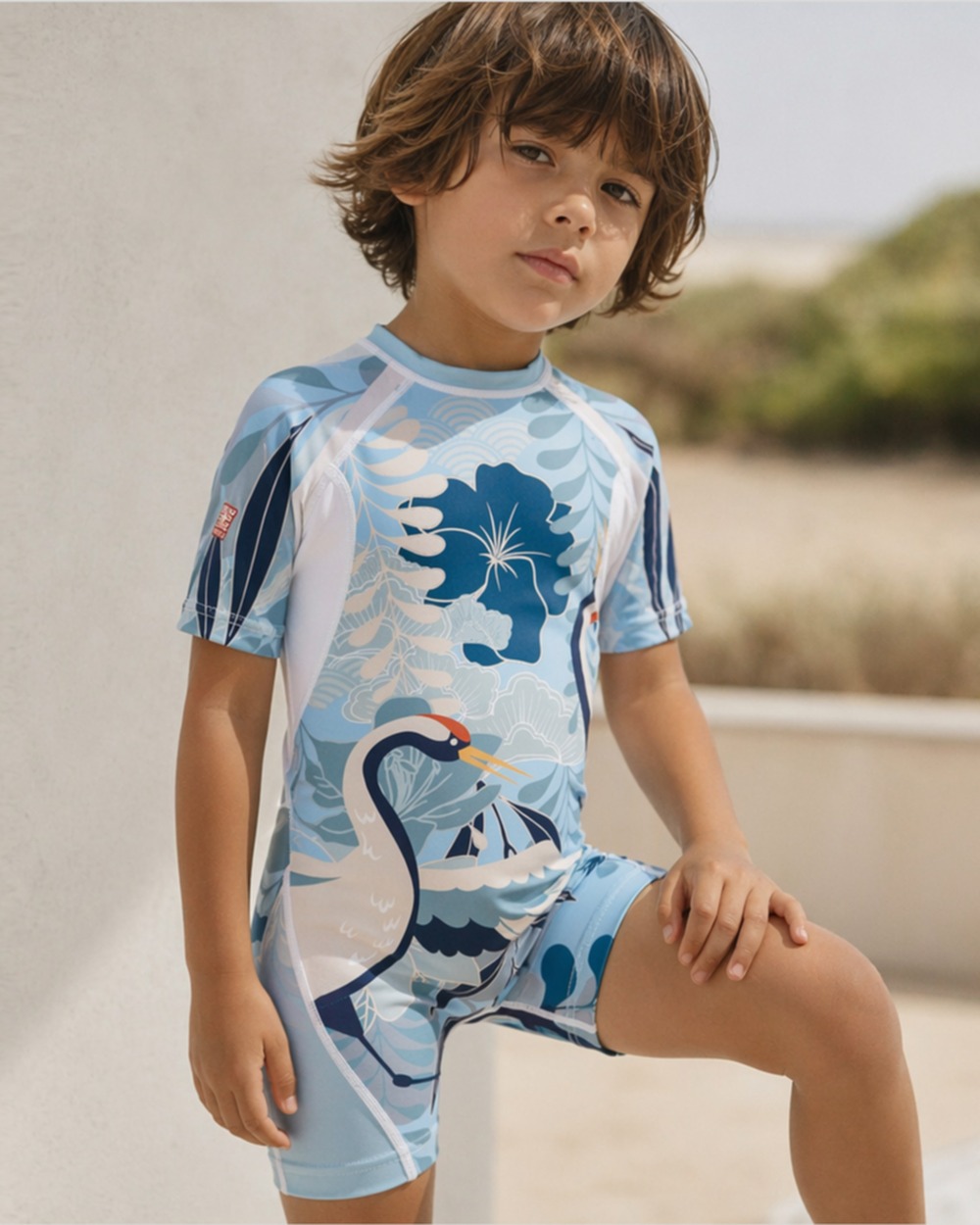 Combinaison anti-UV UPF 80 alohablue (blue) — lifestyle