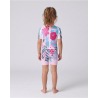 Combinaison anti-UV UPF 80 aloha-pink (pink) — manche courte vue 4