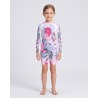 Combinaison anti-UV UPF 80 aloha-pink (pink) — manche longue vue 1