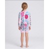 Combinaison anti-UV UPF 80 aloha-pink (pink) — manche longue vue 3