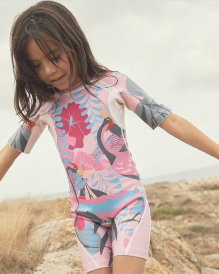 Combinaison anti-UV UPF 80 alohapink (pink) — lifestyle