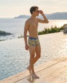Men's FEUILLAGE swim shorts | Recycled swimwear | eco-friendly &amp; sustainable Yellow vue 5