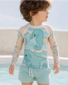 Tee-shirt anti-UV UPF 80 enfant babybluesea — manche longue (lifestyle) vue 1