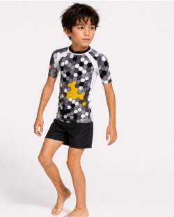 Tee-shirt anti-UV UPF 80 enfant bee — manche courte