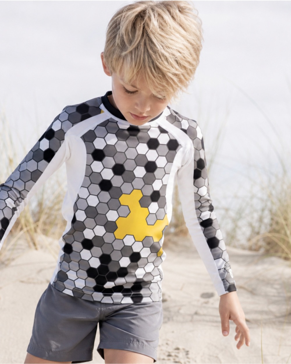 Tee-shirt anti-UV UPF 80 enfant bee — manche longue (lifestyle) vue 1