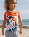 Tee-shirt anti-UV UPF 80 enfant chalut — manche courte (lifestyle) vue 1