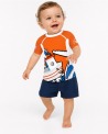 Tee-shirt anti-UV UPF 80 enfant chalut — manche courte vue 2