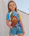 Tee-shirt anti-UV UPF 80 enfant funnyjelly — manche courte (lifestyle) vue 1