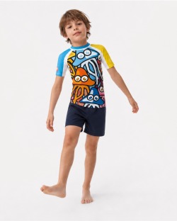 Tee-shirt anti-UV UPF 80 enfant funnyjelly — manche courte