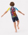 Tee-shirt anti-UV UPF 80 enfant funnyjelly — manche courte vue 3