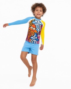 Tee-shirt anti-UV UPF 80 enfant funnyjelly — manche longue