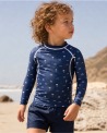 Tee-shirt anti-UV UPF 80 enfant picto — manche longue (lifestyle) vue 1