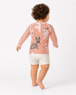 Tee-shirt anti-UV UPF 80 enfant run — manche longue
