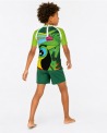 Tee-shirt anti-UV UPF 80 enfant toucan — manche courte vue 3