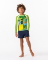 Tee-shirt anti-UV UPF 80 enfant toucan — manche longue vue 2