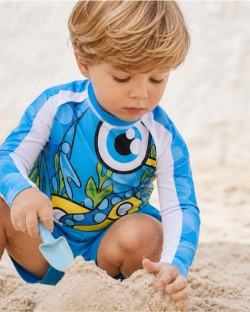 Tee-shirt anti-UV UPF 80 enfant yellowsubmarine — manche longue (lifestyle)