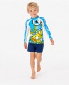 Tee-shirt anti-UV UPF 80 enfant yellowsubmarine — manche longue vue 5