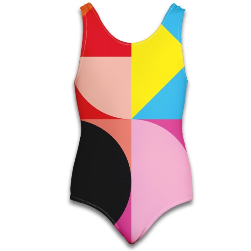 MAILLOT PISCINE 1 PIECE - GEOMETRIC