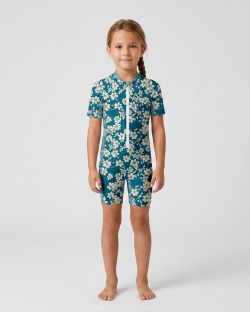 Combinaison anti-UV UPF 50+ enfant — manche courte — face