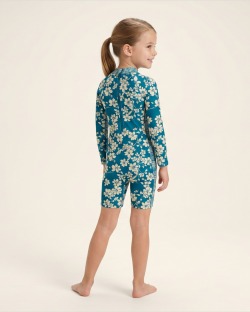 Combinaison anti-UV UPF 50+ enfant — manche longue — dos
