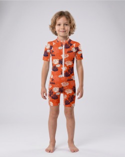 Combinaison anti-UV UPF 50+ enfant — manche courte — face