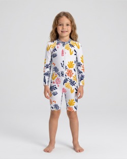 Combinaison anti-UV UPF 50+ enfant — manche longue — face
