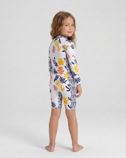 Combinaison anti-UV UPF 50+ enfant — manche longue — dos