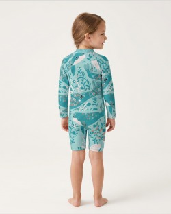 Combinaison anti-UV UPF 50+ enfant — manche longue — dos