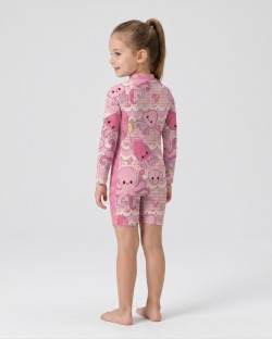 Combinaison anti-UV UPF 50+ enfant — manche longue — dos