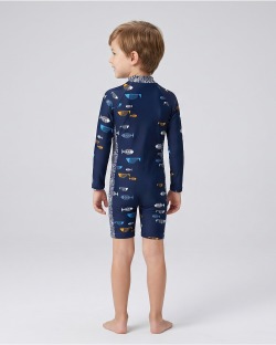 Combinaison anti-UV UPF 50+ enfant — manche longue — dos